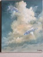 UFO Schilderij met Ufo's, vliegende schotels., Ophalen