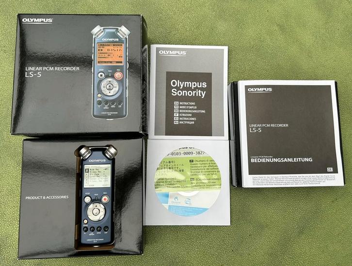 Lineaire PCM-recorder van Olympus - LS-5, Audio, Tv en Foto, Bandrecorder, Ophalen of Verzenden