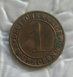 pièce de monnaie 1 pfennig deutsches reich 1936 ww2, Timbres & Monnaies, Enlèvement ou Envoi