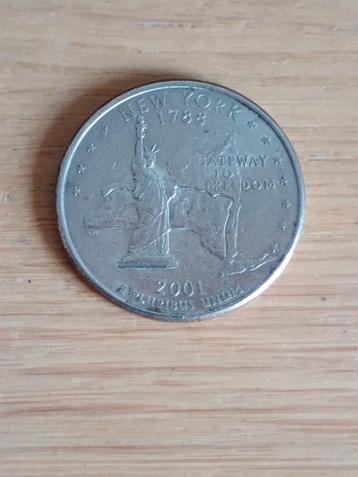 NEW YORK 1/4 Dollar 2001 P - USA beschikbaar voor biedingen