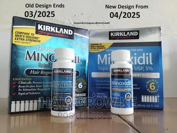 Minoxidil Kirkland 5 % Original d'Amérique 
