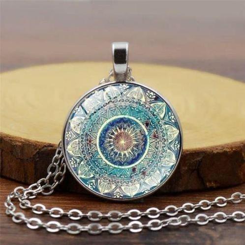 Mandala hanger aan ketting, Handtassen en Accessoires, Kettingen, Nieuw, Ophalen of Verzenden
