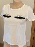 T-shirt blanc avec yeux et cils (Vero Moda), Vêtements | Femmes, Manches courtes, Taille 36 (S), Porté, Enlèvement ou Envoi