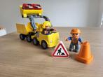 Duplo werkman en bulldozer, Kinderen en Baby's, Speelgoed | Duplo en Lego, Ophalen, Gebruikt, Losse stenen, Duplo