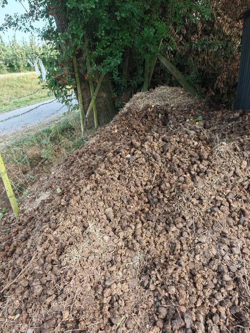 Gratis paardenmest, deels gecomposteerd., Tuin en Terras, Aarde en Mest, Ophalen
