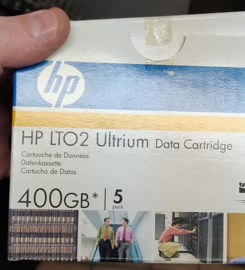 HP LTO2 Ultrium Data Cartridge 400GB, Nieuw!, Informatique & Logiciels, Disques enregistrables, Neuf, Autres types, Réinscriptible