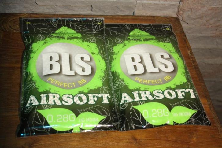 2x Zakje van 1 kg Precision BLS Bio-kralen van 0,28 g, Sport en Fitness, Schietsport-accessoires, Nieuw, Ophalen of Verzenden