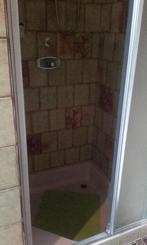 Tub de douche à encastrer +porte, Bricolage & Construction, Douche, Enlèvement, Utilisé