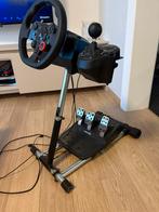 Logitech g29 + wheel stand pro + pedalen + shifter + 4 games, Ophalen, Zo goed als nieuw