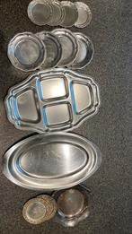 Inox schotels en schaaltjes, Enlèvement, Utilisé