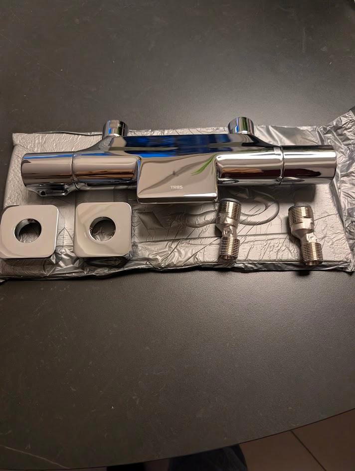 Bad Thermostaatkraan Loft-Tres - Toonzaalmodel, Doe-het-zelf en Bouw, Sanitair, Nieuw, Bad, Chroom, Ophalen of Verzenden