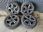 4 Citroen C3-velgen met 205 55 R16 zomervelgen, Auto-onderdelen, Banden en Velgen, Ophalen, Gebruikt, 16 inch, Banden en Velgen