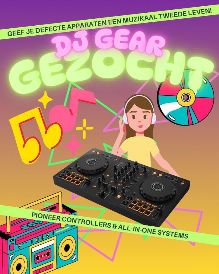 GEZOCHT: Defecte Pioneer DJ Controllers/All-In-One Systems, Muziek en Instrumenten, Dj-sets en Draaitafels, Gebruikt, Pioneer