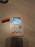 Houten GSM met drukknopen en spiegel van Merk Hema, Kinderen en Baby's, Ophalen of Verzenden, Zo goed als nieuw, Overige typen