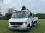 Mercedes vario 614*3 kant kipper met Hiab kraan*, 100 kW, Achterwielaandrijving, Wit, Mercedes-Benz