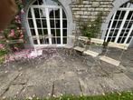 7 chaises de jardin rétro à restaurer, Jardin & Terrasse, Chaises de jardin, Enlèvement, Utilisé, Pliant, Métal