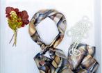 Vintage foulard zijde, Kleding | Dames, Ophalen of Verzenden, Zo goed als nieuw