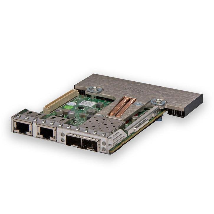 Dell Intel X520/i350 2x SFP+ 10Gbps, 2x RJ45 1Gbps NDC C63DV, Computers en Software, Netwerkkaarten
