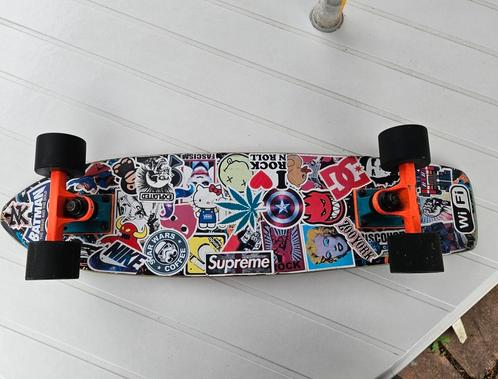 Zelf gepimpte Oxello Skateboard Cruiser Yamba, Sport en Fitness, Skateboarden, Gebruikt, Skateboard, Ophalen of Verzenden
