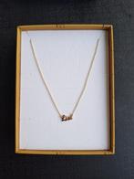 14 K Gouden Ketting 'Lisa', Handtassen en Accessoires, Kettingen, Ophalen, Met hanger, Nieuw, Goud