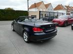 BMW 118d Cabrio 2.0D 136pk AUTOMAAT Leder '09 158000km, Auto's, BMW, Automaat, 1 Reeks, Cabriolet, Blauw