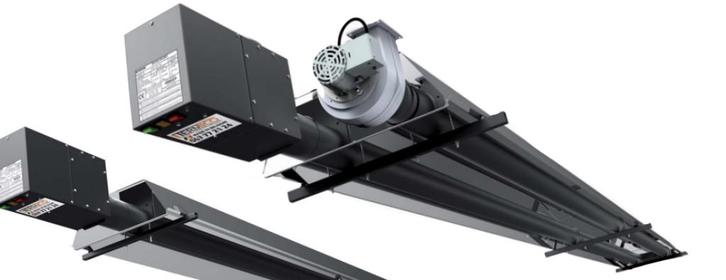 Radiale industriële verwarming 4 x 34,5 kW, Doe-het-zelf en Bouw, Verwarming en Radiatoren, Nieuw, Radiator, 800 watt of meer