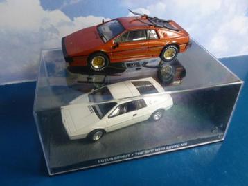 JAMES BOND 007 LOTUS S2 Turbo avec skis 1/43 IXO UH Neuve beschikbaar voor biedingen