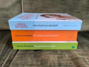 De Napolitaanse romans    (Elena Ferrante, 3 delen) beschikbaar voor biedingen