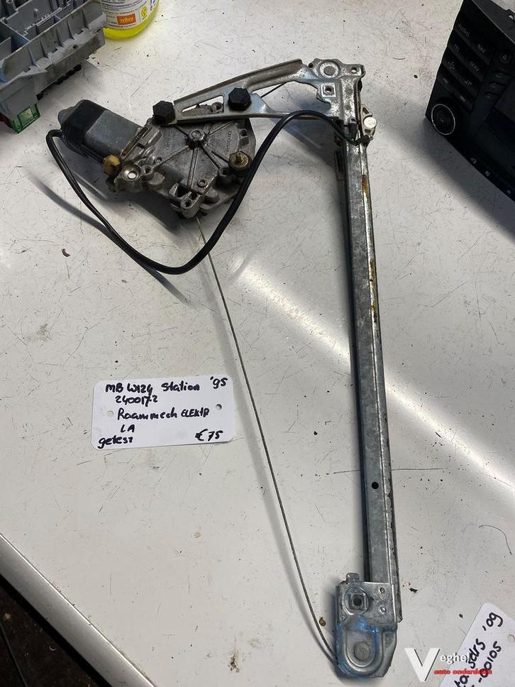 Mercedes W124 station 1995 Elektr Raammechanisme Linksachter, Auto-onderdelen, Ruiten en Toebehoren, Gebruikt, Ophalen of Verzenden