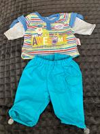 2 delige kledij set baby born Zapf creation voor pop 43 cm, Kinderen en Baby's, Speelgoed | Poppen, Ophalen of Verzenden