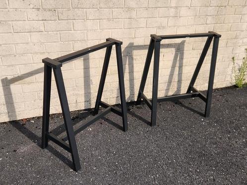 stevige aluminium schragen, Huis en Inrichting, Tafelonderdelen, Zo goed als nieuw, Tafelpoot, Ophalen