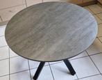 stevige keukentafel diameter 105 cm, Huis en Inrichting, Tafels | Salontafels, Ophalen, Rond, Zo goed als nieuw, 75 cm of meer