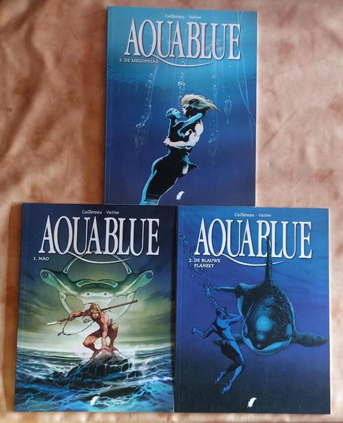 Strip - Cailleteau - Vatine - Aquablue 1,2 en 3, Livres, BD, Comme neuf, Plusieurs BD, Enlèvement ou Envoi