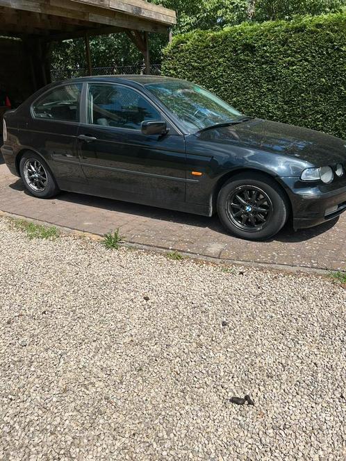 BMW Compact 316i, Auto's, BMW, Particulier, 1 Reeks, Benzine, Overige carrosserie, 3 deurs, Handgeschakeld, Zwart, Zwart, Stof
