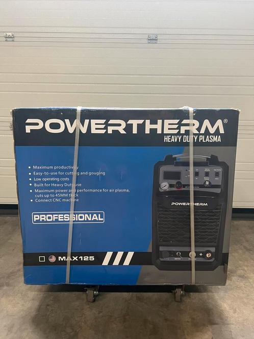 Powertherm MAX 125 Heavy Duty Plasmasnijder – 120A | PRO, Doe-het-zelf en Bouw, Gereedschap | Lasapparaten, Zo goed als nieuw