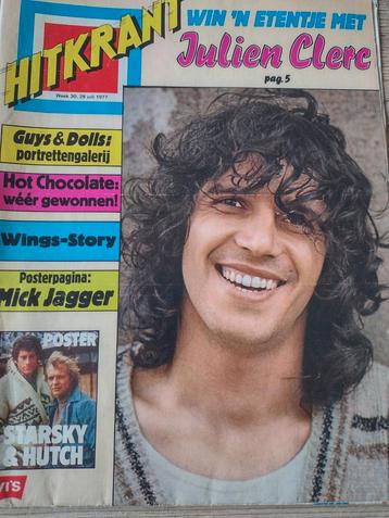 HITKRANT 1977 JULIEN CLERC-STARSKY & HUTCH-BOWIE-MICK JAGGER beschikbaar voor biedingen