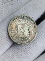 Piece de monnaie 2 francs / Leopold II / 1867 / Fr, Timbres & Monnaies, Monnaies | Belgique, Enlèvement ou Envoi