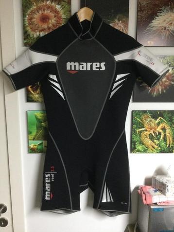 Mares 2,5mm Shorty Reef Man size 3/M nieuw -40% Solden