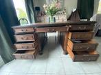 Antieke dubbele Engelse bureau, Antiek en Kunst, Ophalen of Verzenden