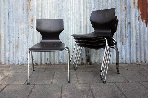 Vintage plywood kinderstoelen, prijs per stuk, Enfants & Bébés, Chaises pour enfants, Utilisé, Enlèvement ou Envoi