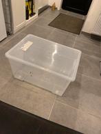 Plastiek opbergbox op wieltjes, Doe-het-zelf en Bouw, Ophalen, Gebruikt