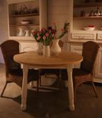 MOOIE RONDE TAFEL / UITSCHUIFBAAR, Huis en Inrichting, Ophalen, Rond, Zo goed als nieuw, Vijf personen of meer
