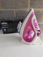 Braun strijkijzer, Elektronische apparatuur, Strijkijzers en Strijkplanken, Ophalen, Zo goed als nieuw, Strijkijzer met snoer