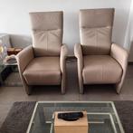 Relaxzetels, Huis en Inrichting, Fauteuils, Ophalen, Zo goed als nieuw, Leer