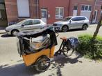 Bakfiets middenmotor met gerevis. batterij 684 Wh met werk, 4 kinderen of meer, Gebruikt, Elektrisch, Ophalen