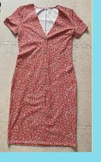 Zara - Jurk bloemenmotief (maat L), Kleding | Dames, Jurken, Zara, Maat 42/44 (L), Nieuw, Oranje
