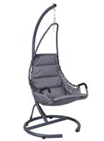 Fauteuil suspendu gris Garden Plus Malta, Tuin en Terras, Ophalen, Zo goed als nieuw, Metaal