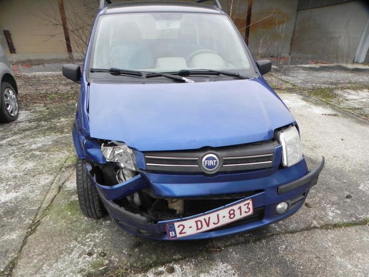 Fiat Panda verkoop in onderdelen, Auto diversen, Ongevalwagen, Handgeschakeld, Benzine, Overige carrosserie, Blauw, Ophalen