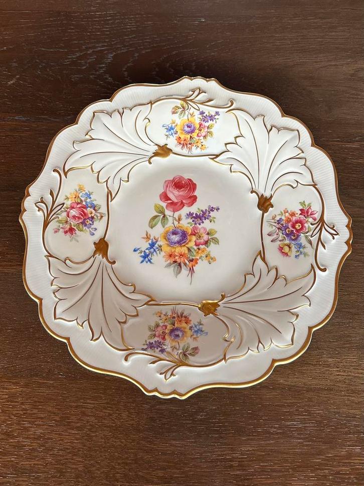 Porseleinen Schotel - Weimar - Vintage - Antiek, Antiek en Kunst, Antiek | Schalen, Ophalen