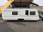 Fendt Tendenza 650 SFD 2025 MEGA KORTING!, Caravans en Kamperen, Caravans, Rondzit, Vast bed, 7 tot 8 meter, Schokbreker